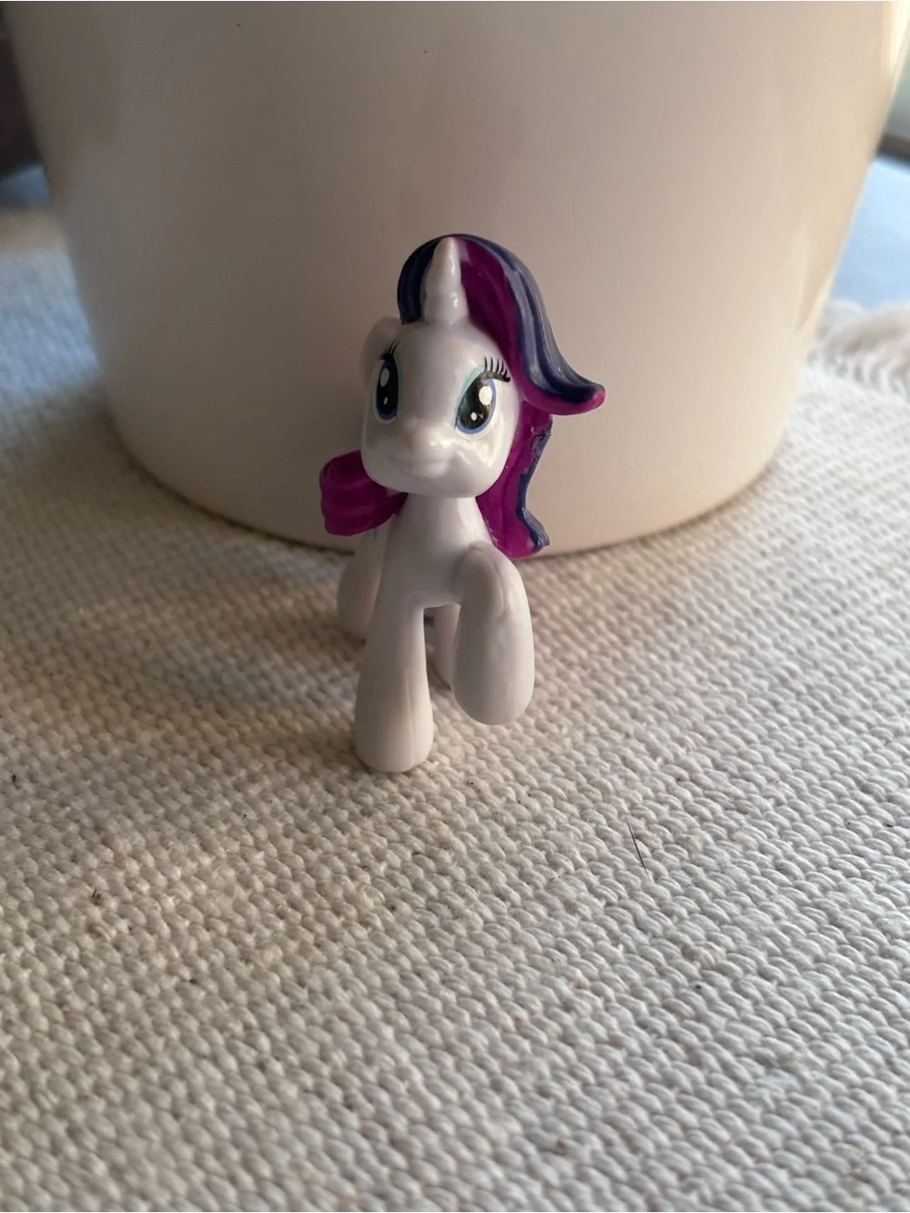 My Little Pony 2” Friendship is Magic blind bag Rarity figure.